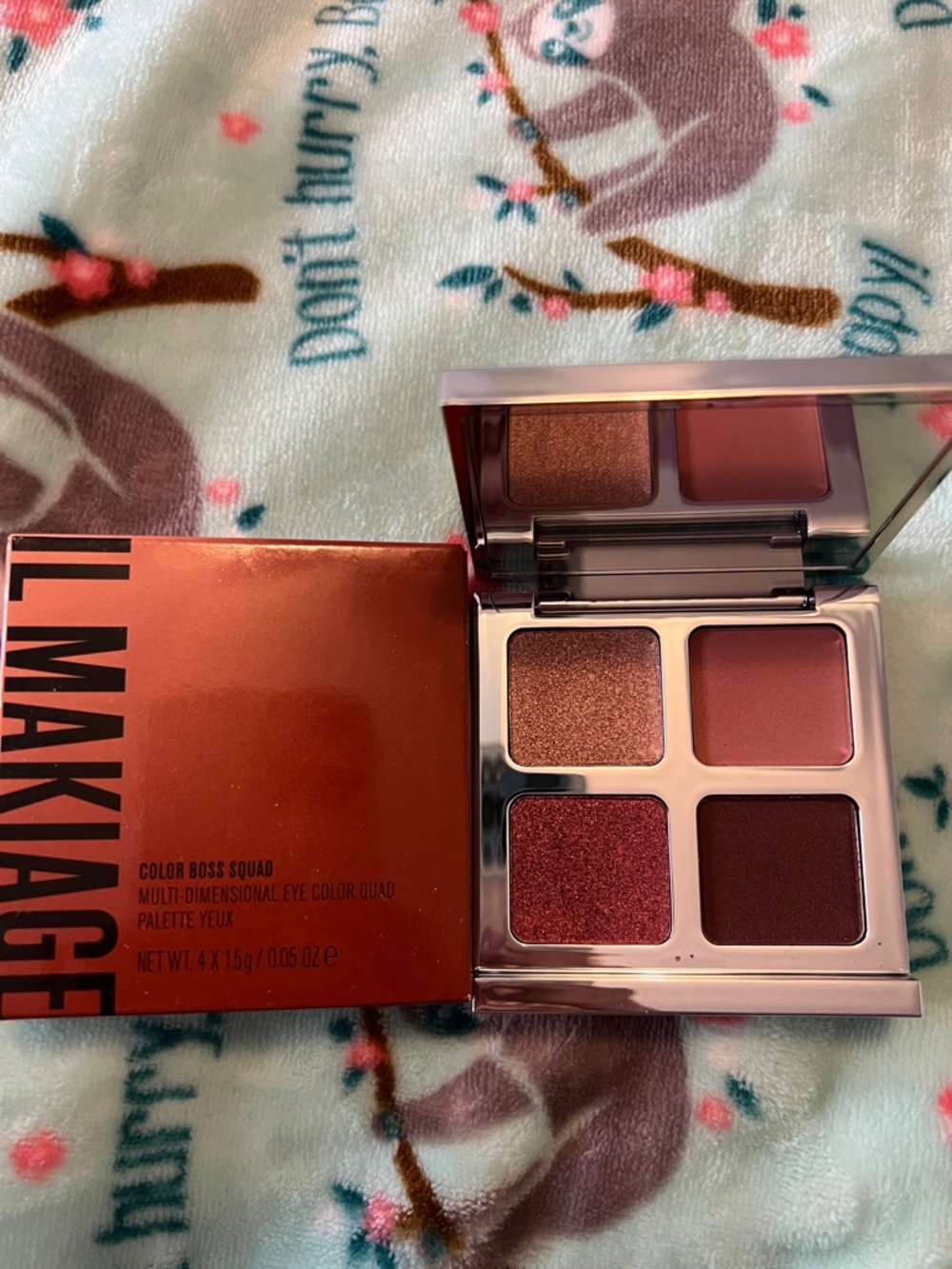 IL MAKIAGE Rose Copper Eye Color Quad - Shimmer & Matte Pinks and Copper